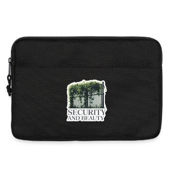 Guarded Garden Fence Design - Laptop bag 13" - black - Front