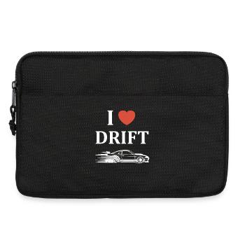 Drift Passion Car Design - Laptop bag 13" - black - Front
