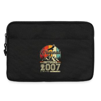 Anniversaire original de septembre 2007 - Sacoche pour ordinateur portable 13 pouces - noir - Devant