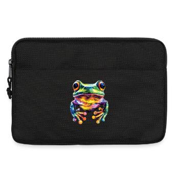 Grenouille Petit Crapaud Grenouille Grenouille Prince Grenouilles - Sacoche pour ordinateur portable 13 pouces - noir - Devant