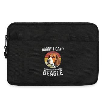 Désolé, je ne peux pas concevoir de t-shirt Beagle - Sacoche pour ordinateur portable 13 pouces - noir - Devant