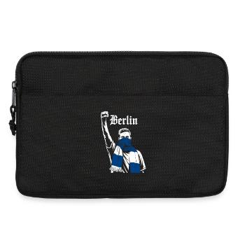 Berliner Demonstration Motiv - Laptoptasche 13" - Schwarz - Vorne
