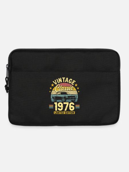 1976 Auto 50. Geburtstag Mann - Laptoptasche 13" - Schwarz
