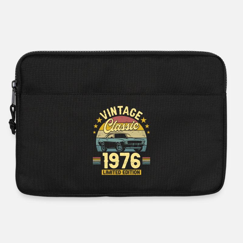 1976 Auto 50. Geburtstag Mann - Laptoptasche 13" - Schwarz
