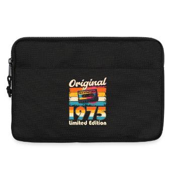 50. Geburtstag Kassette September Jahrgang 1975 - Laptoptasche 13" - Schwarz - Vorne