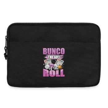 Bunco The Art Of The Roll Dice Games Gift - Laptop bag 13" - black - Front