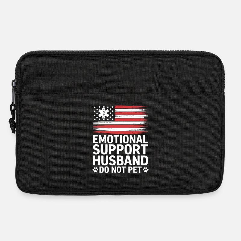 Emotionaler Unterstützung Ehemann - Laptoptasche 13" - Schwarz