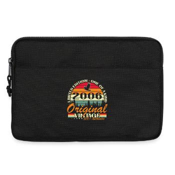 2006 Vintage Rétro Cadeau Anniversaire - Sacoche pour ordinateur portable 13 pouces - noir - Devant