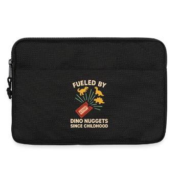 Dino Nuggets Nostalgia Funny Snack Dinosaur - Laptop bag 13" - black - Front