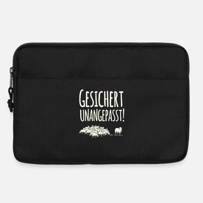 Gesichert Unangepasst Schaaf Herde - Laptoptasche 13" - Schwarz