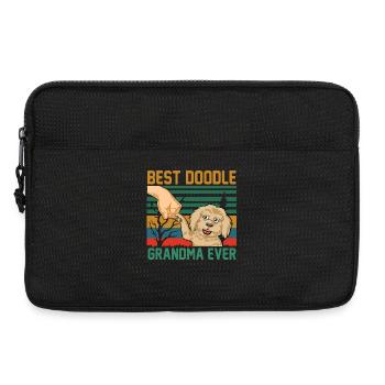 Die beste Doodle-Oma aller Zeiten - Laptoptasche 13" - Schwarz - Vorne