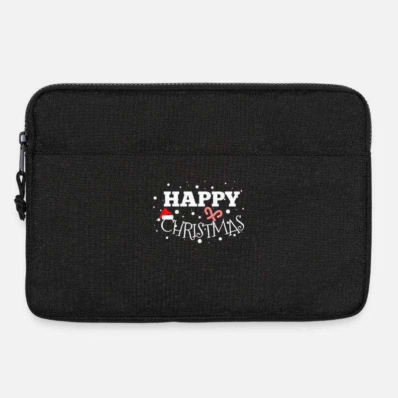 Happy Christmas Geschenidee - Laptoptasche 13" - Schwarz