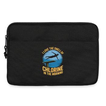 Kunstspringen Turmspringer Sprungbrett - Laptoptasche 13" - Schwarz - Vorne
