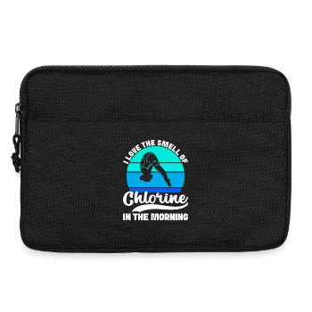 Kunstspringen Turmspringer Sprungbrett - Laptoptasche 13" - Schwarz - Vorne