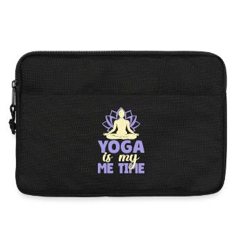 Yoga Is My Me Time Yoga Drôle - Sacoche pour ordinateur portable 13 pouces - noir - Devant