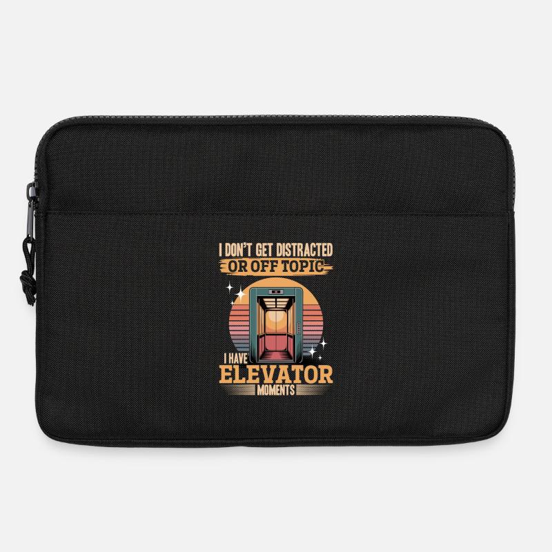 Elevator toddler & kids - Laptoptasche 13" - Schwarz