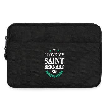 SAINT_BERNARD - Laptop bag 13" - black - Front