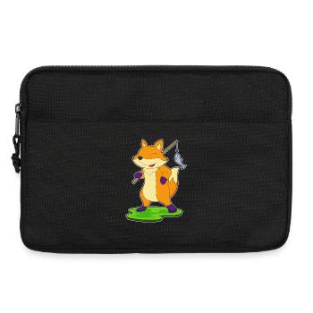 Fox Angler Fish Fishing - Laptop bag 13" - black - Front