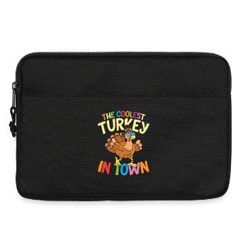 The coolest turkey in town - Laptoptasche 13" - Schwarz - Vorne