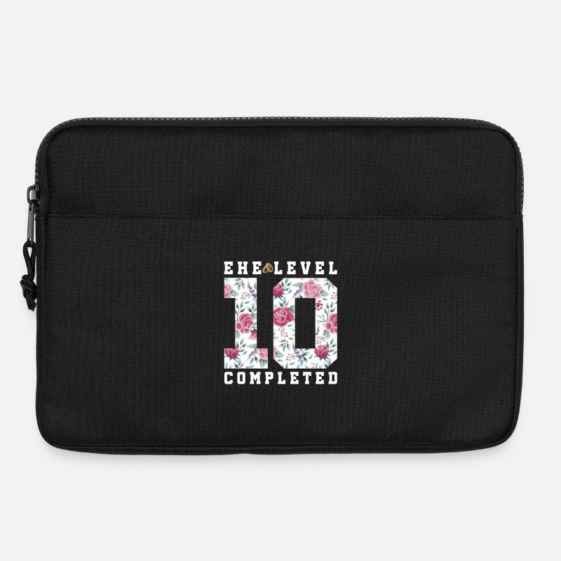 10. Hochzeitstag - Laptoptasche 13" - Schwarz