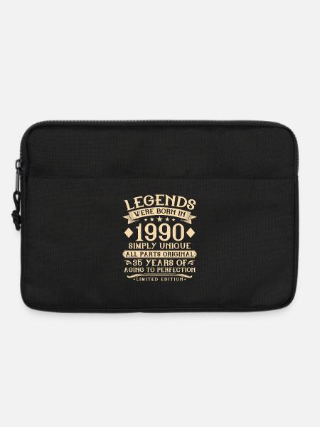 35. Geburtstag Jahrgang 1990 geboren - 35 Jahre - Laptoptasche 13" - Schwarz