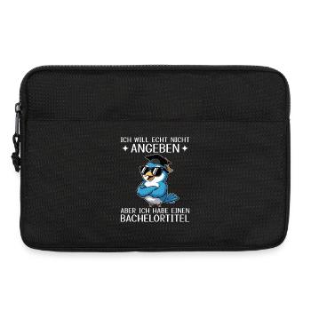Bachelor degree achieved - Bachelor title - Laptop bag 13" - black - Front