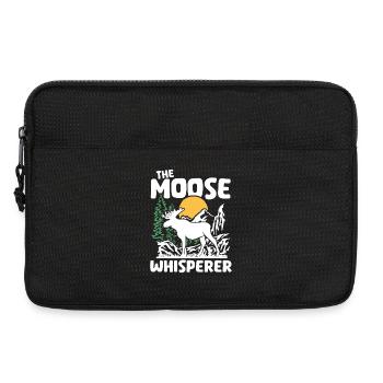 Moose Nature Silhouette Design - Laptop bag 13" - black - Front