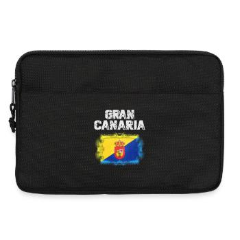 Conception du drapeau de Gran Canaria - Sacoche pour ordinateur portable 13 pouces - noir - Devant