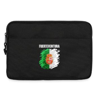 Conception du drapeau de Fuerteventura - Sacoche pour ordinateur portable 13 pouces - noir - Devant