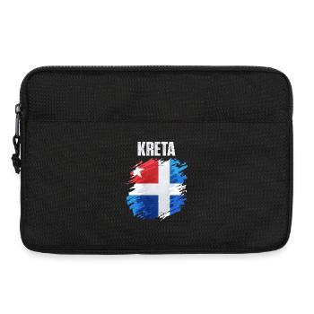 Farbige Skandinavische Flagge Kunst - Laptoptasche 13" - Schwarz - Vorne