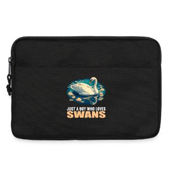 Swans Swan - Laptop bag 13" - black - Front