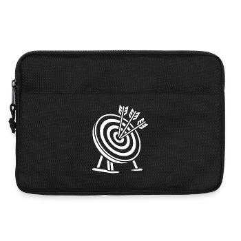 Archery Archers Hit the Mark - Laptop bag 13" - black - Front