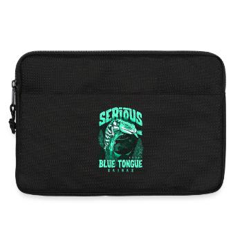 Ernsthaft über Blauzungenskinke Reptilienhalter - Laptoptasche 13" - Schwarz - Vorne