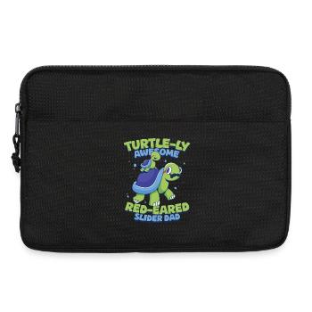 Red-eared Turtle - Laptop bag 13" - black - Front