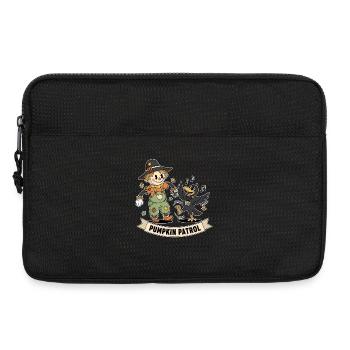 Halloween Pumpkin Patrol Illustration - Laptoptasche 13" - Schwarz - Vorne