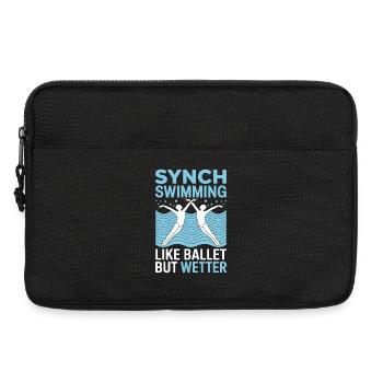 Synchronschwimmen Kunstschwimmen Wassersport - Laptoptasche 13" - Schwarz - Vorne