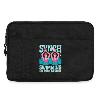 Synchronschwimmen Kunstschwimmen Wassersport - Laptoptasche 13" - Schwarz - Vorne