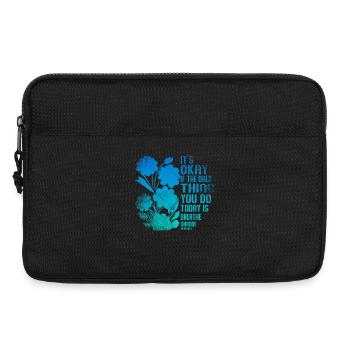 Es ist in Ordnung, wenn das Einzige, was der Atem ist, ist - Laptoptasche 13" - Schwarz - Vorne