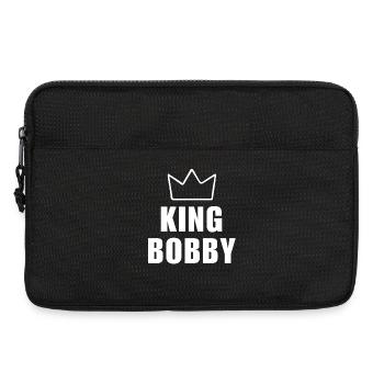 King Bobby Crown Shirt – Name Starting with B - Laptoptasche 13" - Schwarz - Vorne