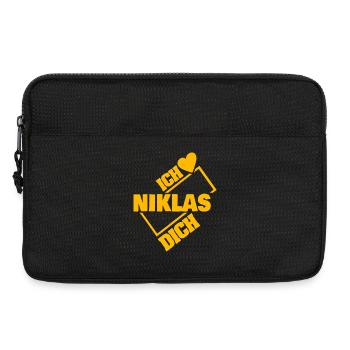 NIKLAS - Laptop bag 13" - black - Front