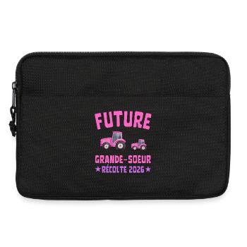 Future Grande Sœur Récolte 2026 - Sacoche pour ordinateur portable 13 pouces - noir - Devant