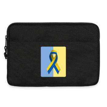 Paix pour l’Ukraine - Sacoche pour ordinateur portable 13 pouces - noir - Devant