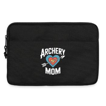 Bogenschießen Spruch Mutter Bogenschießen Geschenk - Laptoptasche 13" - Schwarz - Vorne
