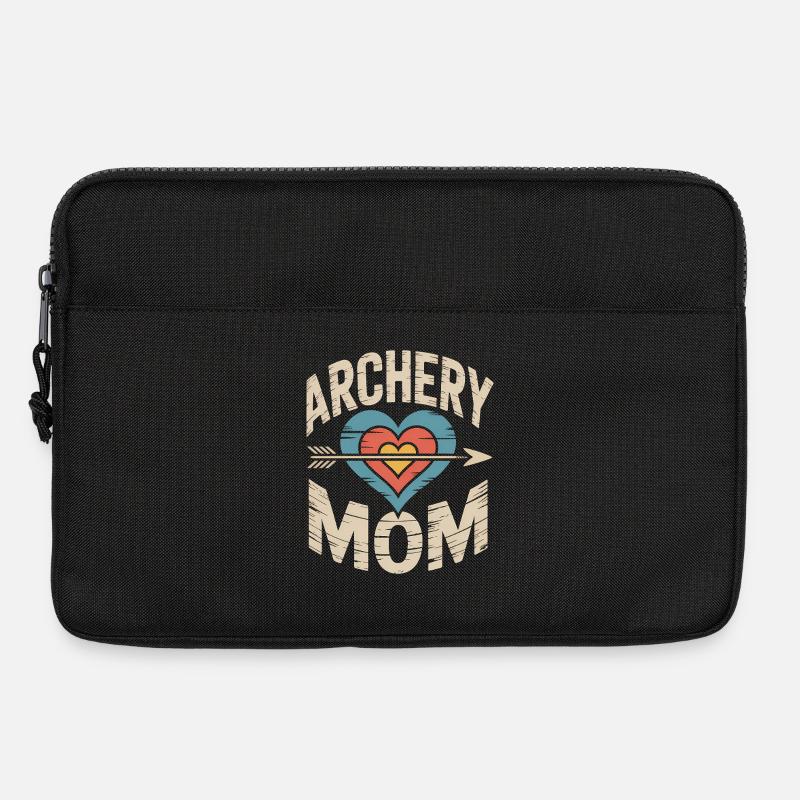 Bogenschießen Spruch Mutter Bogenschießen Geschenk - Laptoptasche 13" - Schwarz