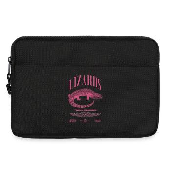 Langue Bleue Scinque Reptile Keeper Streetwear - Sacoche pour ordinateur portable 13 pouces - noir - Devant
