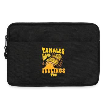 Les tamales tamale ont aussi des sentiments - Sacoche pour ordinateur portable 13 pouces - noir - Devant