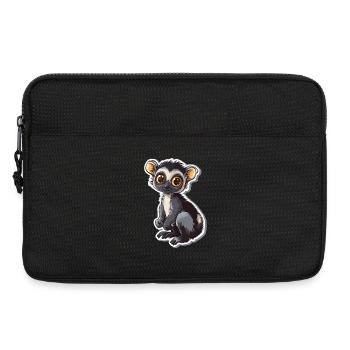 lemur - Laptop bag 13" - black - Front