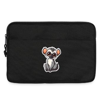 lemur - Laptop bag 13" - black - Front