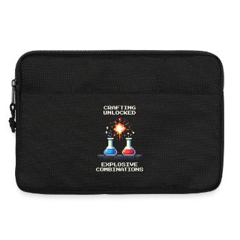 Crafting – explosive combinations | Chemistry - Laptop bag 13" - black - Front