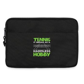 Tennis Player Harmless Hobby Fun - Laptop bag 13" - black - Front